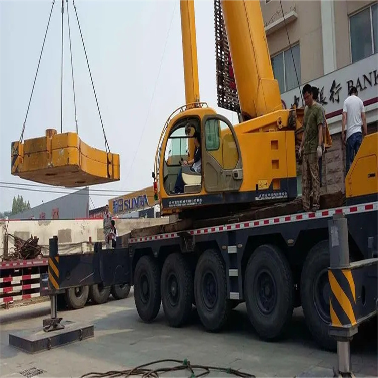 武夷山当地吊车出租|机器吊装|75吨|工厂搬迁服务